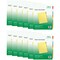 Office Essentials Insertable Plastic Tab Dividers for 3 Ring Binders, 8-Tab Sets, Multicolor Tabs, 12 Sets (21941)